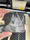 Custom Photo Coasters on Slate